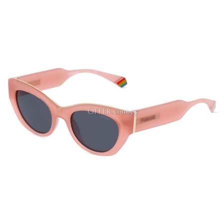 Polaroid Pink Resin Sunglasses