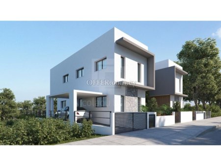 Brand new 4 bedroom semi detached house under construction in Ypsoupolis