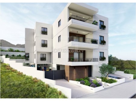 Brand new 1 bedroom apartment under construction in Germasogia