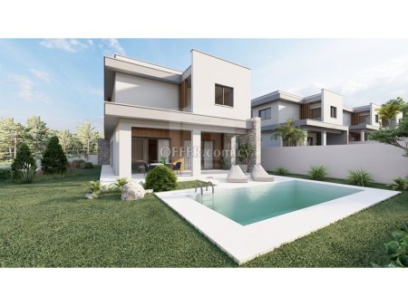 New three bedroom Villa with swimming pool in Souni village Limassol