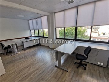 Office Space Of 127 Sq.M.  / Rent In Agioi Omologites, Nicosia