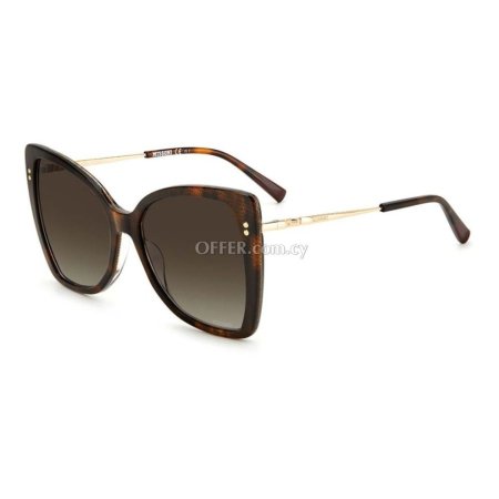 Missoni Brown Metal Sunglasses