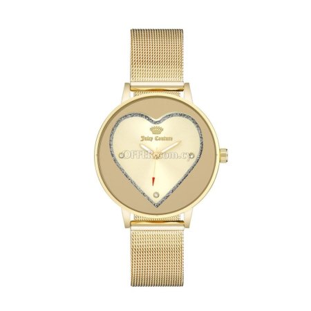 Juicy Couture Gold Stainless Steel Watch