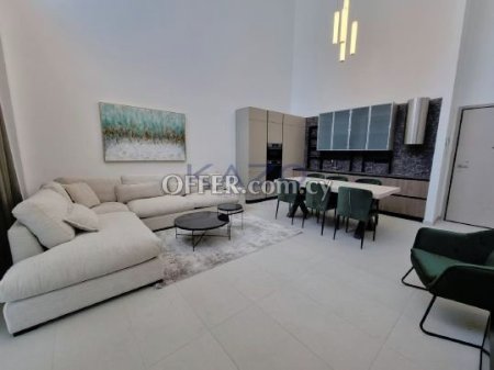 Luxury Two Bedroom Apartment with Roof Garden on the 14 th Floor in Germasogeia Tourist area