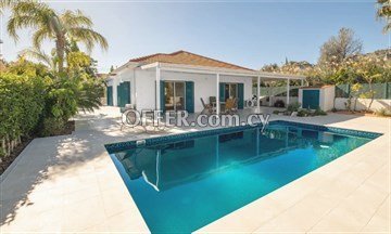 Unique 3 Bedroom One-Story Villa  in Pyrgos, Limassol