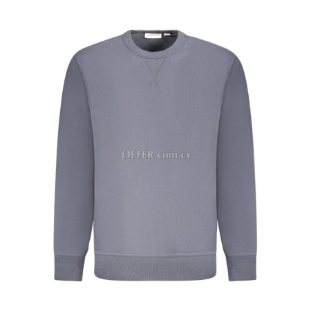 Calvin Klein Blue Cotton Men Sweater