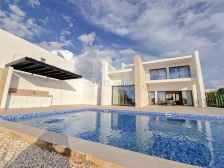 New luxury modern villa in the Sea Caves area of Peyia Paphos