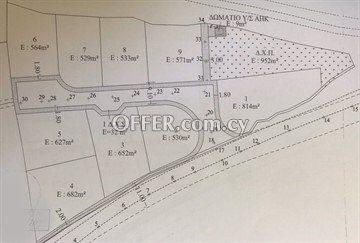 Plot Of 682 Sq.M.  In Nisou, Nicosia