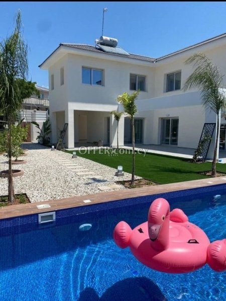 BRAND NEW  THREE BEDROOM DETACHED HOUSE FOR RENT IN PYRGOS