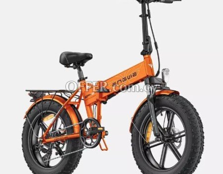 ENGWE EP-2 PRO 96OW Folding Electric Bicycle All Terrain Ebike 3Omph 120KM Range