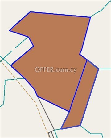 Agricultural Land 12710 Sq.m.  In Kornos, Larnaca