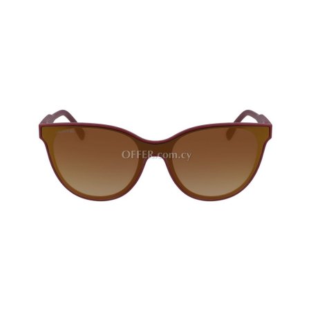 Lacoste Red Plastic Sunglasses