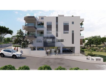 New two bedroom apartment with roof garden in Panthea area with nice sea views