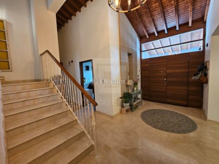 Three Bedroom House with Basement and Private Swimming Pool for Sale in Engomi Nicosia