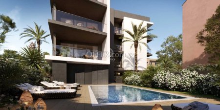 LUXURY TWO BEDROOM  TOP FLOOR APARTMENT WITH ROOF GARDEN AND P. POOL IN POTAMOS GERMASOGEIAS