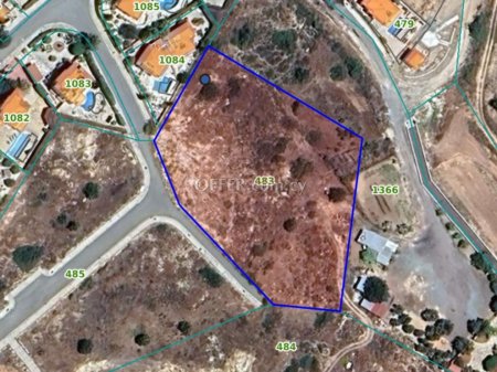 Land Parcel 5017 sm in Pissouri, Limassol