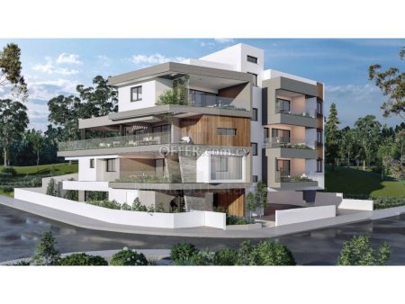 New two bedroom apartment with private yard in Latsia area Nicosia