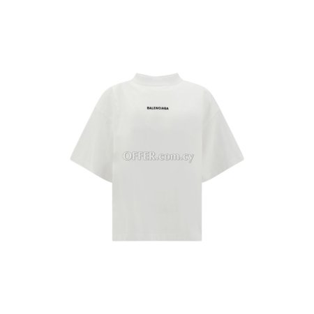 Balenciaga White logo T-shirt