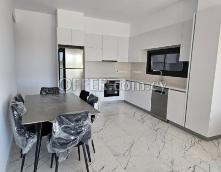 Brand new, spacious & fully furnished 2-bedroom penthouse for rent in Agios Silas (Ypsonas)!