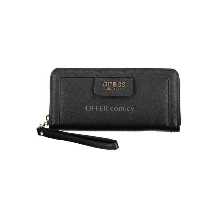 Guess Jeans Black Polyethylene Women Wallet