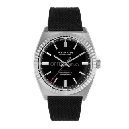 Jason Hyde Black Textile Watch