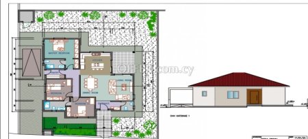 New For Sale €226,000 House (1 level bungalow) 3 bedrooms, Detached Pera Oreinis Nicosia