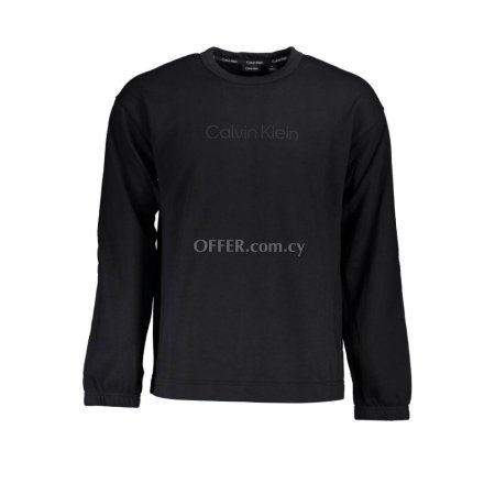 Calvin Klein Black Cotton Men Sweater