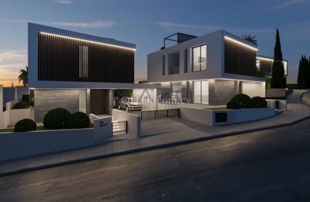 Modern Villa with Pool and 6 Bedrooms in Agios Tychonas