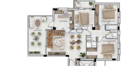 Modern 3 Bedroom Apartment for Sale in Ypsonas