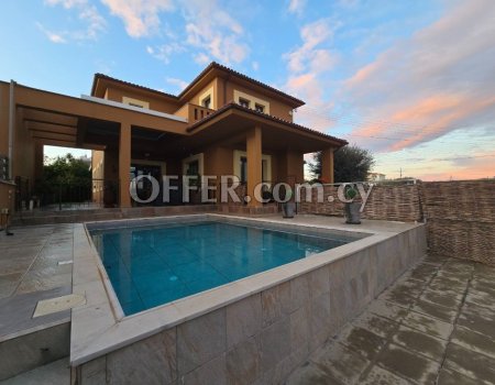 For Sale, Four-Bedroom plus Office Room Luxury House in Archaggelos